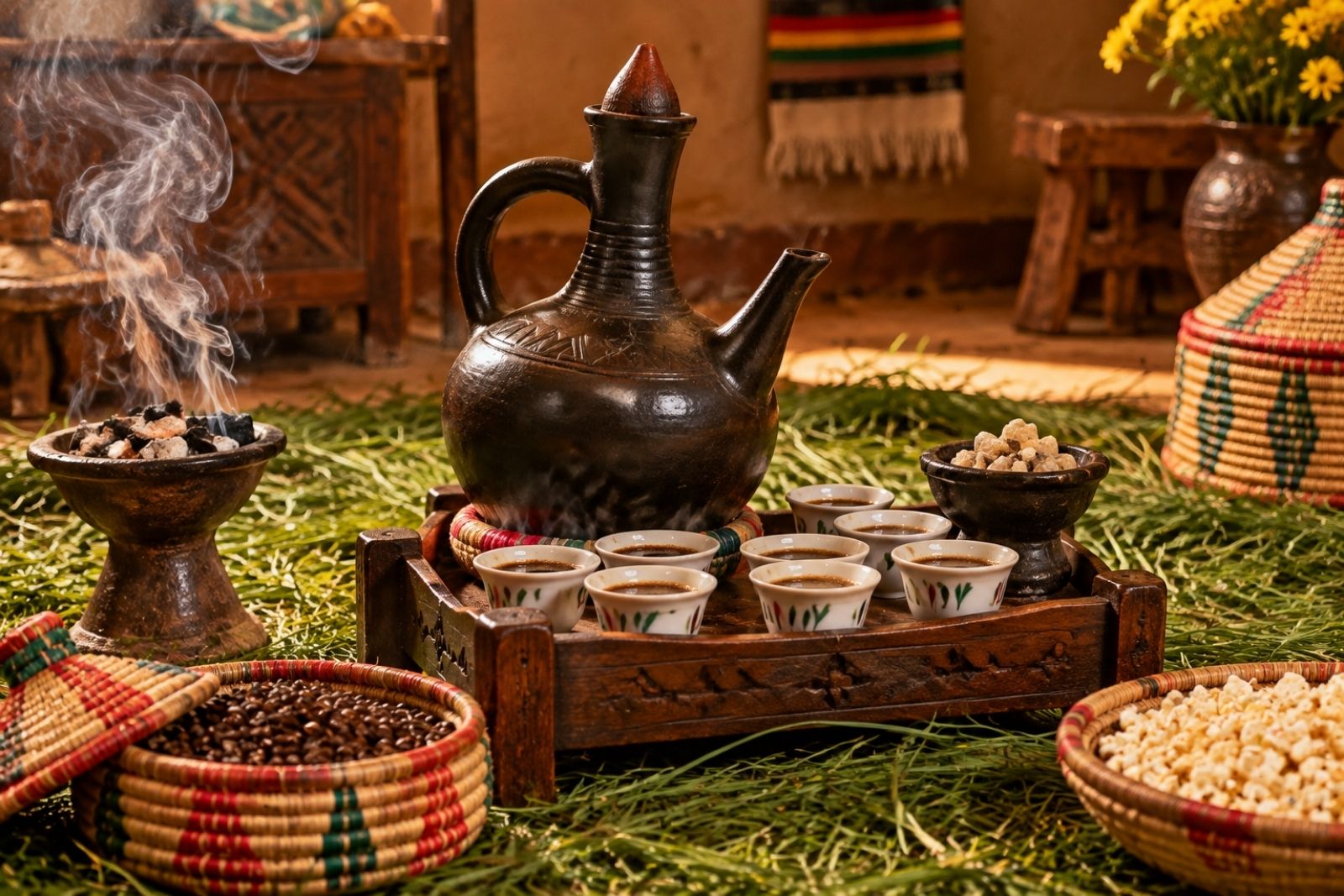 Ethiopia — coffee ceremony