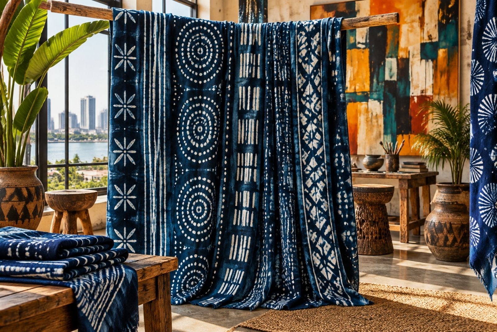 Nigeria — Adire textiles